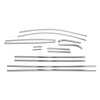Garniture de Fenêtre pour Hyundai Bayon SUV 2021-2024 Acier Inox Brillant 14x