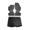 Kit Tapis de sol et coffre pour Volvo XC60 2009-2019 TPE Noir