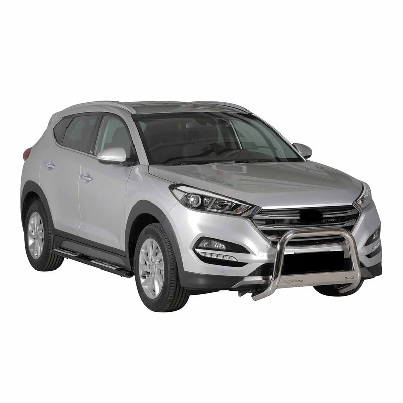 Marchepieds Latéraux pour Hyundai Tucson 2015-2018 Acier Inoxydable Noir