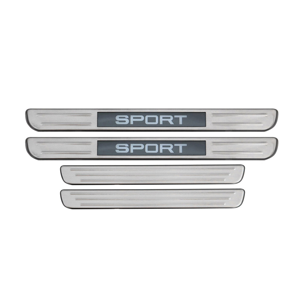 Couverture De Seuil De Porte pour Dacia Logan MCV 2005-2021 Chromé LED Sport 4x
