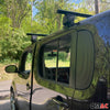 Menabo Barres de toit Transversales pour Chevrolet Aveo T300 2011-2020 Alu Noir