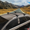 Tiger Barres de toit transversales pour Audi A4 B9 Allroad 2015-2019 Noir