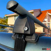 Menabo Barres de toit Transversales pour Fiat Panda III 2012-2024 Alu Gris TUV