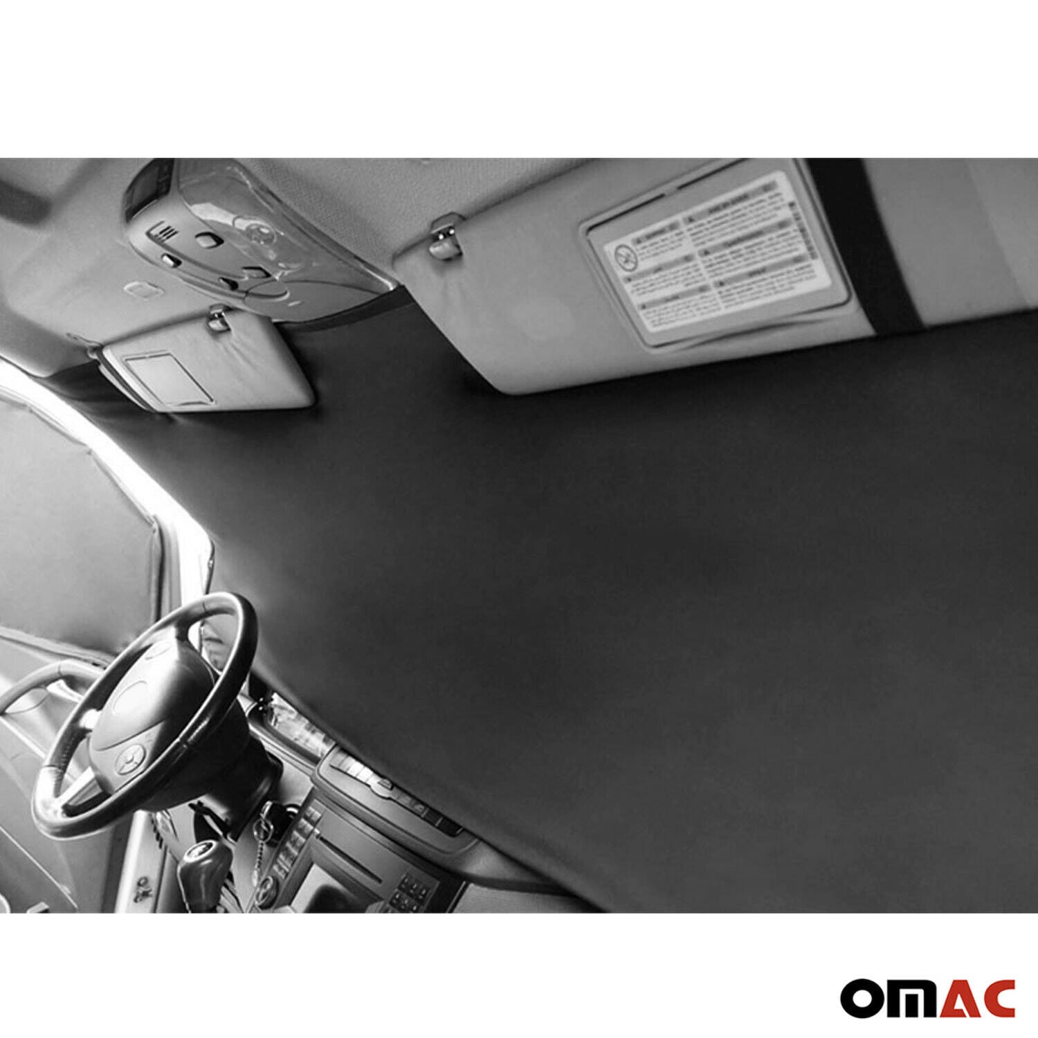 Rideaux pare-soleil magnétique pour Mercedes Sprinter W907 2018-2025 Noir Tissu