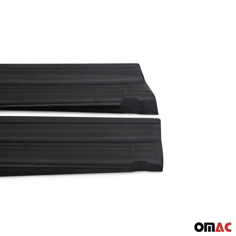 Couverture de Seuil de porte pour Fiat Ducato Jumper Boxer 2006-2024 ABS Noir 2x