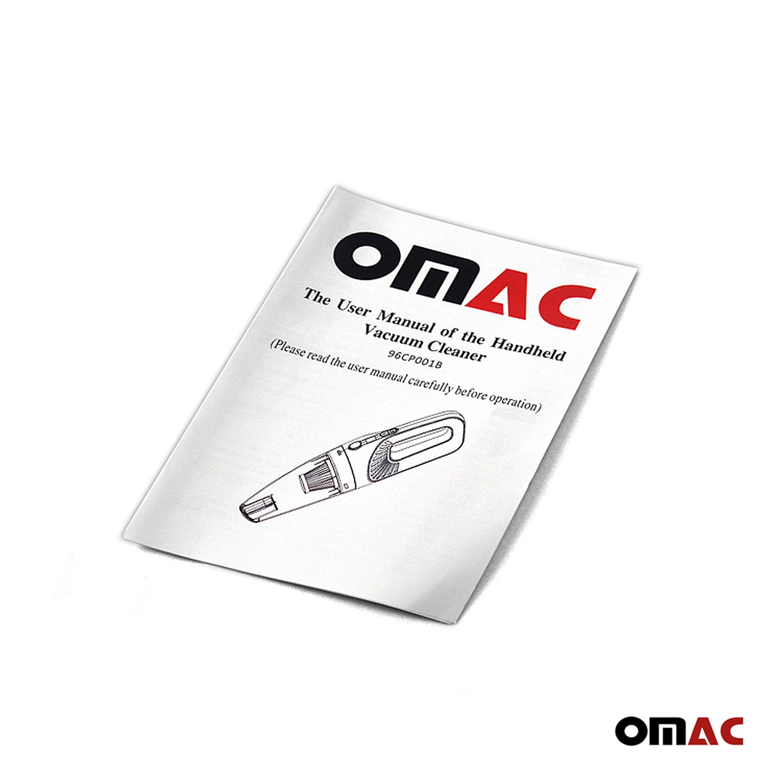 OMAC Aspirateur à Main Voiture Portable 100W Nettoyage Humide et Sec - 2 Filtres HEPA -Avec sac de rangement
