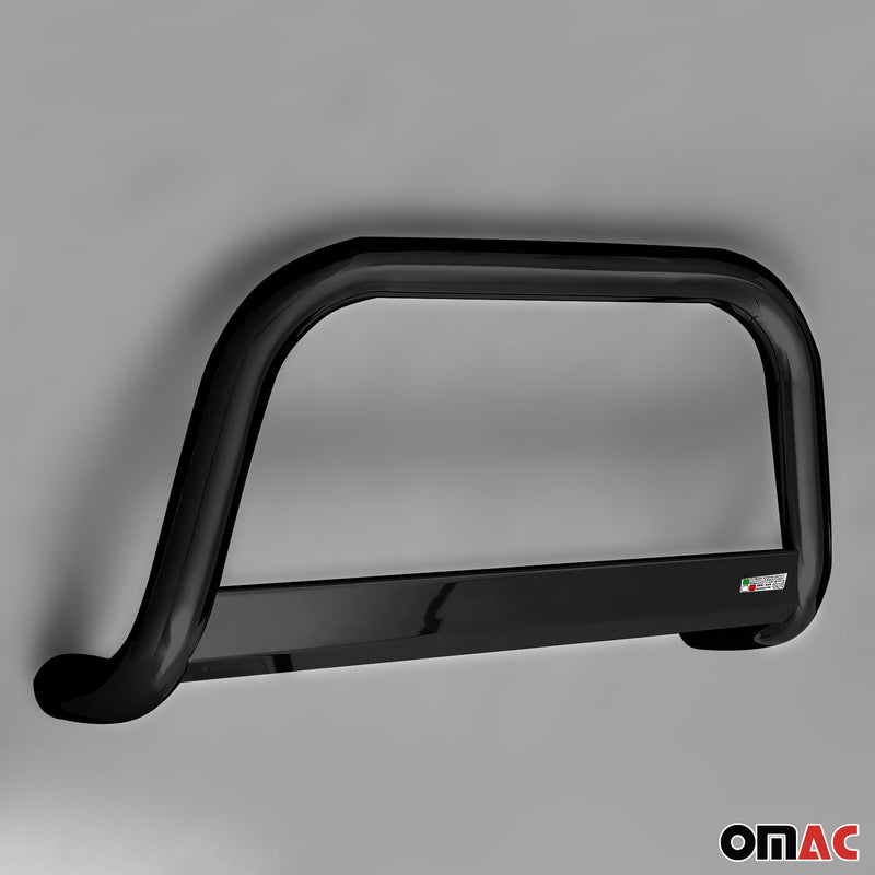 Pare-buffle Avant pour Opel Movano 2022-2024 63mm en Acier Inoxydable Noir