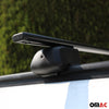 Barres de toit Transversales pour Opel Mokka X 2015-2024 Fer Noir ABE TÜV