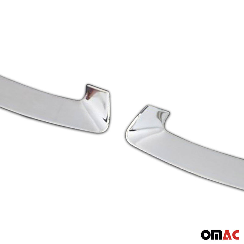 Baguettes de Phare Avant pour Kia Soul 2009-2014 2pcs Acier Inox Chrome