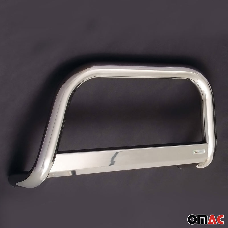 Pare-buffle Avant pour VW Amarok Highline 2010-2024 63mm Acier Inoxydable Argent