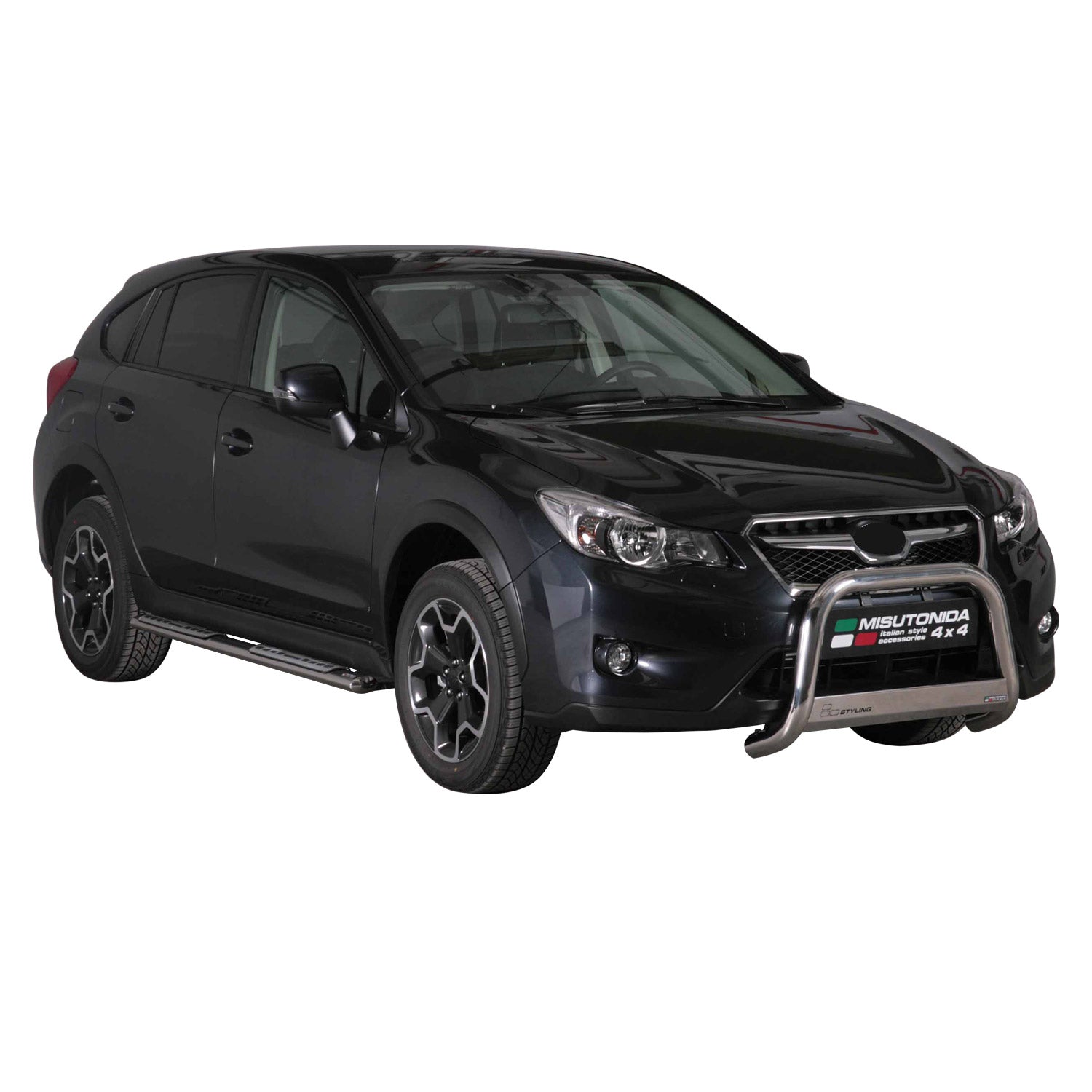 Marchepieds Latéraux pour Subaru XV 2012-2017 Acier Inoxydable Argent