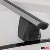Menabo Barres de toit Transversales pour Opel Combo 2018-2024 Alu Gris TUV 2x
