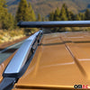 Barres de toit transversales pour Ford Ecosport 2015-2018 Aluminium Noir