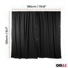 Rideaux De Porte Hayon Pour Toyota HiAce Protection Solaire Noir