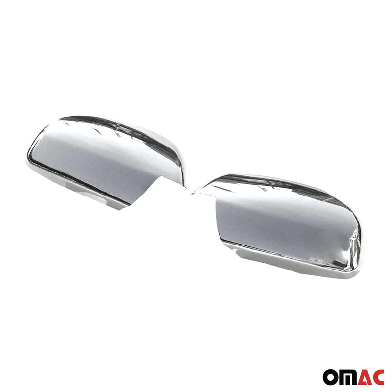 Coques de Rétroviseur pour Opel Vectra C Signum Acier Inox Chromé 2x