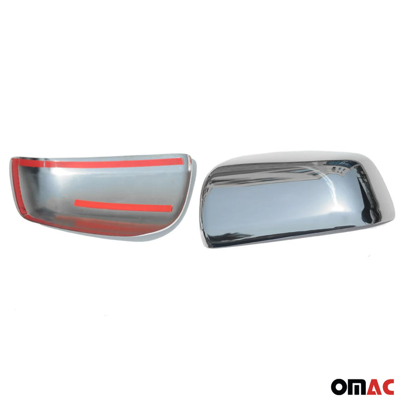 Coques de Rétroviseurs pour Mitsubishi Lancer 2008-2017 en Acier Chromé Argent