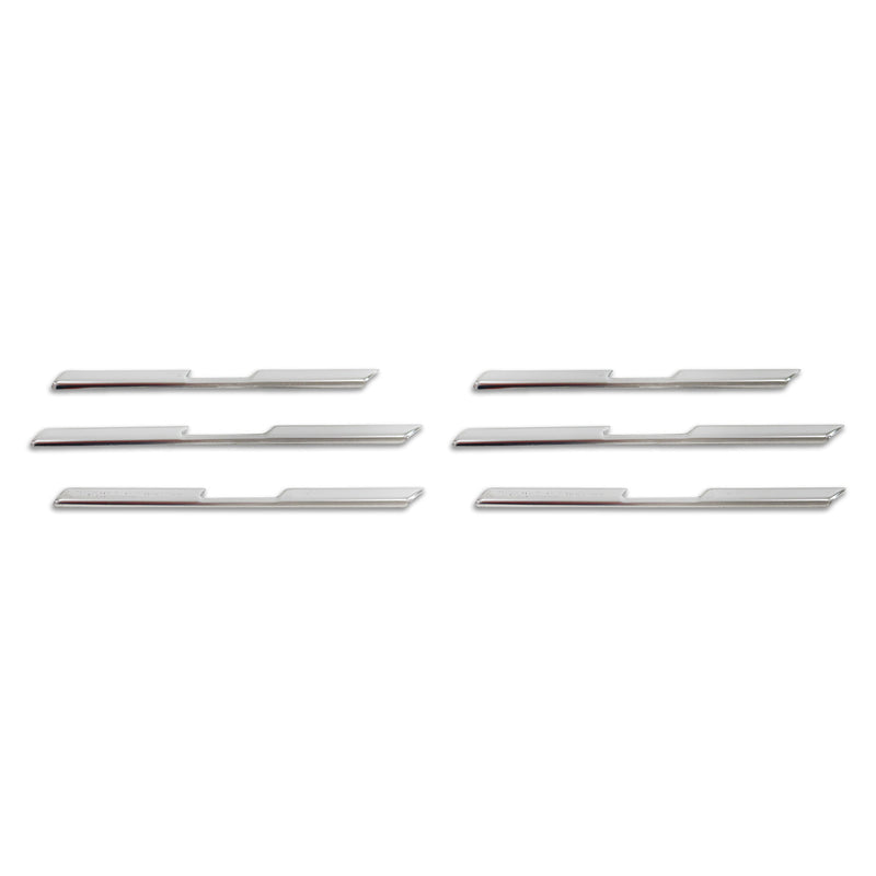 Moulure de calandre avant pour Renault Captur 2020-2024 6Pcs en Acier Silver