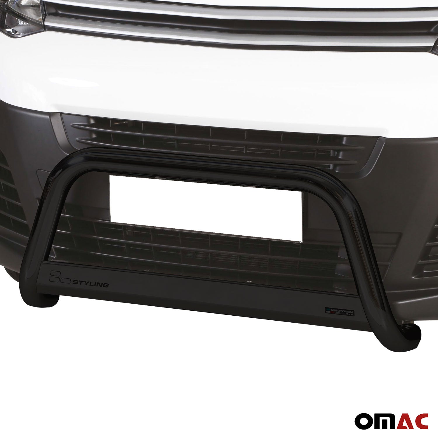 Pare-buffle Avant pour Citroen Jumpy SpaceTourer 2016-2026 63 mm en Acier Noir