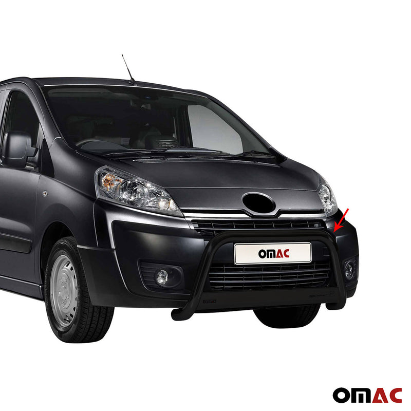 Pare-buffle Avant pour Toyota Proace 2013-2016 63 mm en Acier Noir