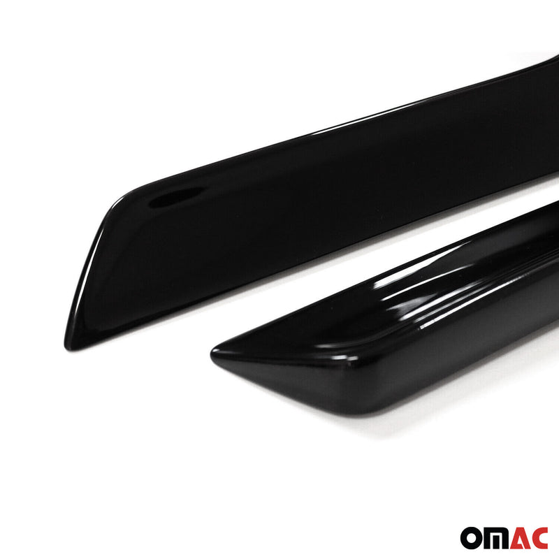 Baguettes pour contour Latérales pour Seat Leon 3 2012-2020 ABS Noir 2x