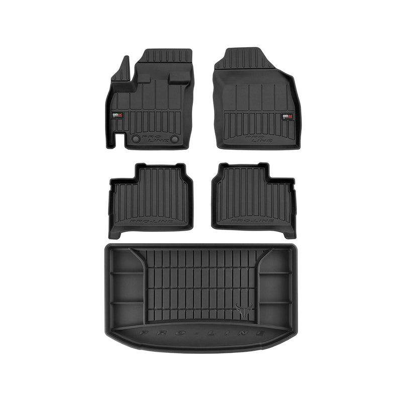 Kit Tapis de Sol et Coffre pour Suzuki Ignis 2016-2022 TPE Noir