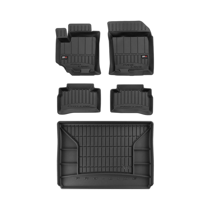 Kit Tapis de Sol et Coffre pour Suzuki Vitara 2014-2022 TPE Noir