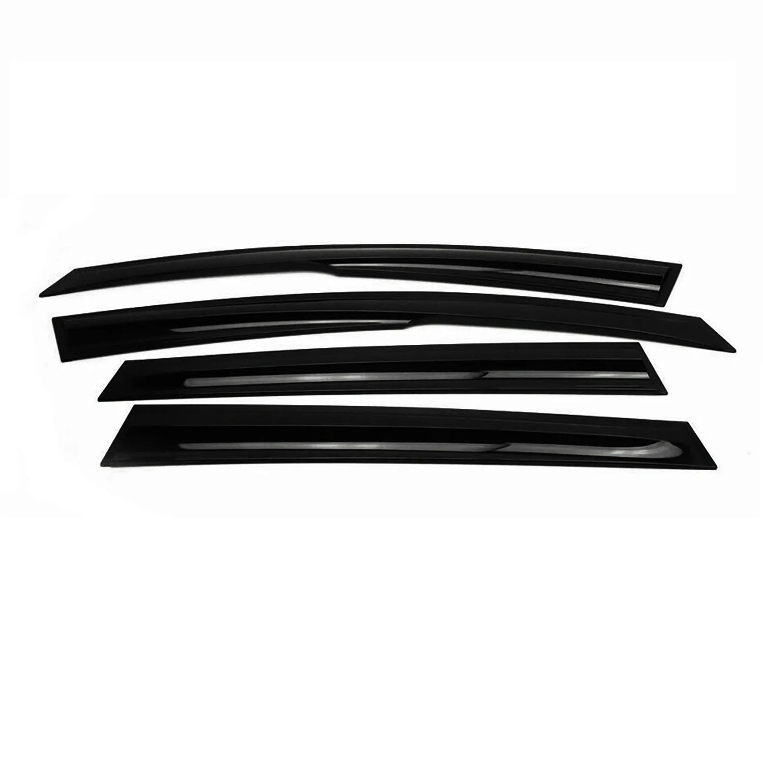 Déflecteurs de Vent pluie d'air pour Citroen C-Elysee 2012-2023 Acrylique Noir