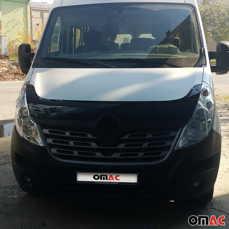 Déflecteur de Capot pour Renault Master 2014-2020 en Acrylique Noir