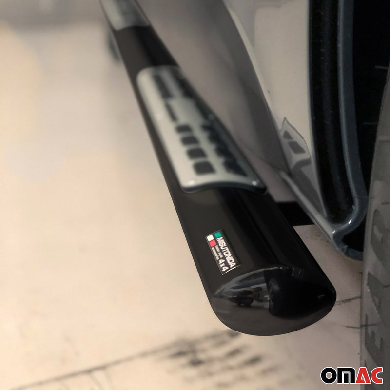 Marchepieds Latéraux pour Kia Sportage 2010-2015 Acier Inoxydable Noir