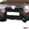 Pare-buffle Avant Protection pour Dacia Duster 2010-2021 Ø 63mm en inox Noir