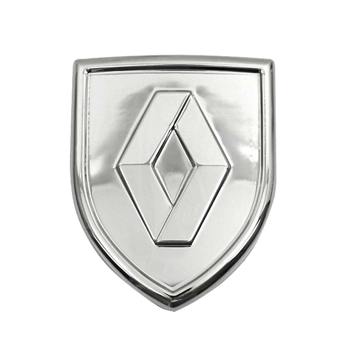 Logo de badge avant pour Dacia Logan 2004-2012 en acier inox chromé