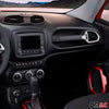 Cadre de ventilation latéral pour Jeep Renegade 2014-2024 en ABS Chromé 2x