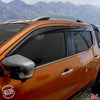 Déflecteurs de Vent pluie d'air pour VW Amarok 2010-2020 en Acrylique Noir