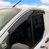 Déflecteurs de Vent pluie d'air pour Opel Combo C 2001-2011 en Acrylique Noir