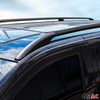 Barres de toit longitudinales pour Subaru XV 2012-2018 Aluminium Noir 2x