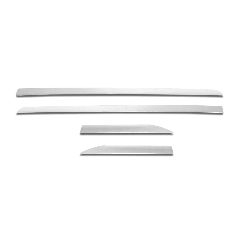 Bandes latérales de porte pour Citroën DS4 2011-2018 4 Pcs en Acier Silver