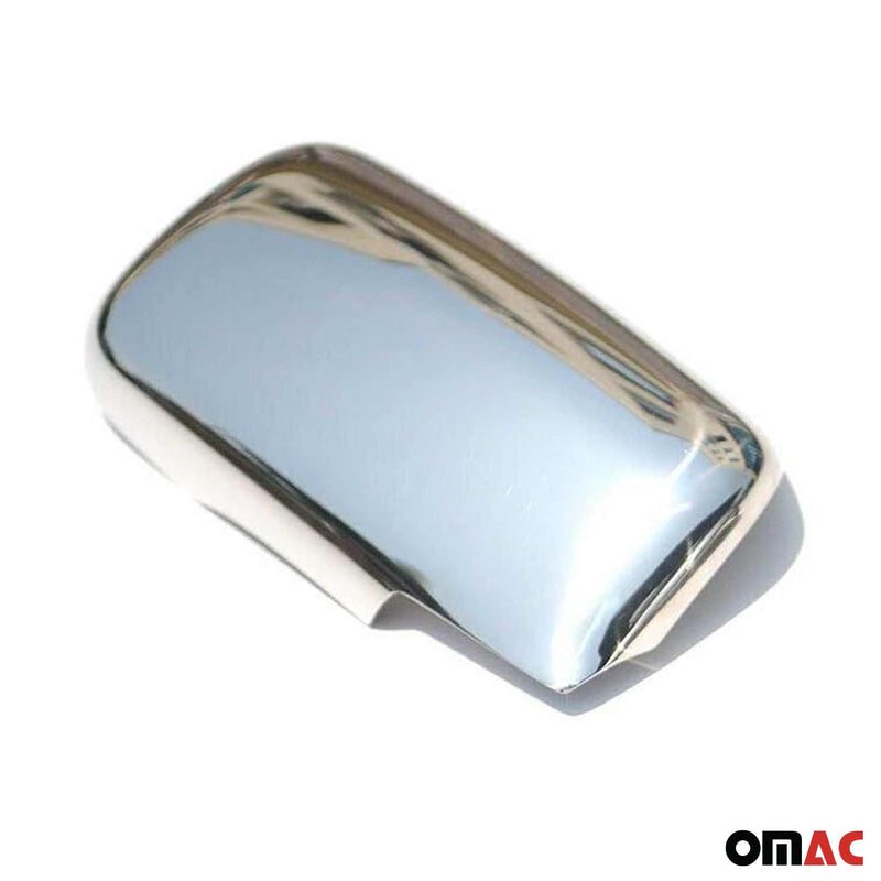 Coques de Rétroviseurs pour Mitsubishi Lancer 2003-2007 2x Acier Inox Chromé