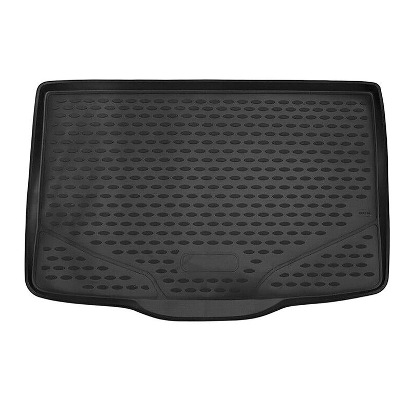 OMAC Tapis De Coffre pour Fiat 500L 2012-2024 en caoutchouc Noir