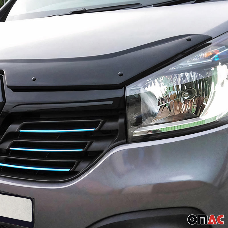 Déflecteur de Capot pour Renault Trafic 2014-2021 en Acrylique Noir