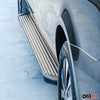 Marchepieds Latéraux pour Ford Transit Custom 2012-2024 Noir Aluminium  L1 Court