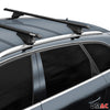Tiger Barres de toit transversales pour Opel Zafira C Tourer 2011-2019 Noir