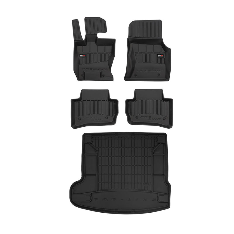 Kit Tapis de Sol et Coffre pour Land Rover Range Rover Velar 2017-2022 TPE Noir