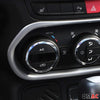 Cadre de commande de climatisation pour Jeep Renegade 2014-2024 Brossé Chromé