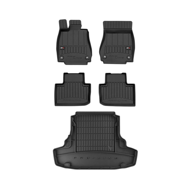 Kit Tapis de Sol et Coffre pour Lexus IS 2013-2020 TPE Noir