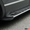 Marchepieds Latéraux pour Ford Ecosport 2013-2024 Aluminium Gris Noir 2x