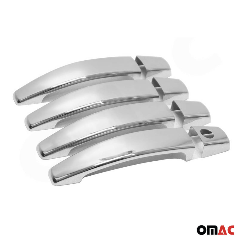 Couverture de poignée de porte pour Opel Vectra C 2002-2008 en Acier Inoxy 8 Pcs