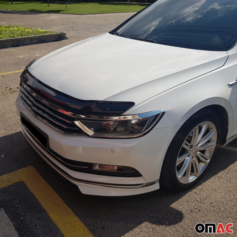 Déflecteur de Capot pour VW Passat B8 2015-2019 Break Berline Acrylique Noir