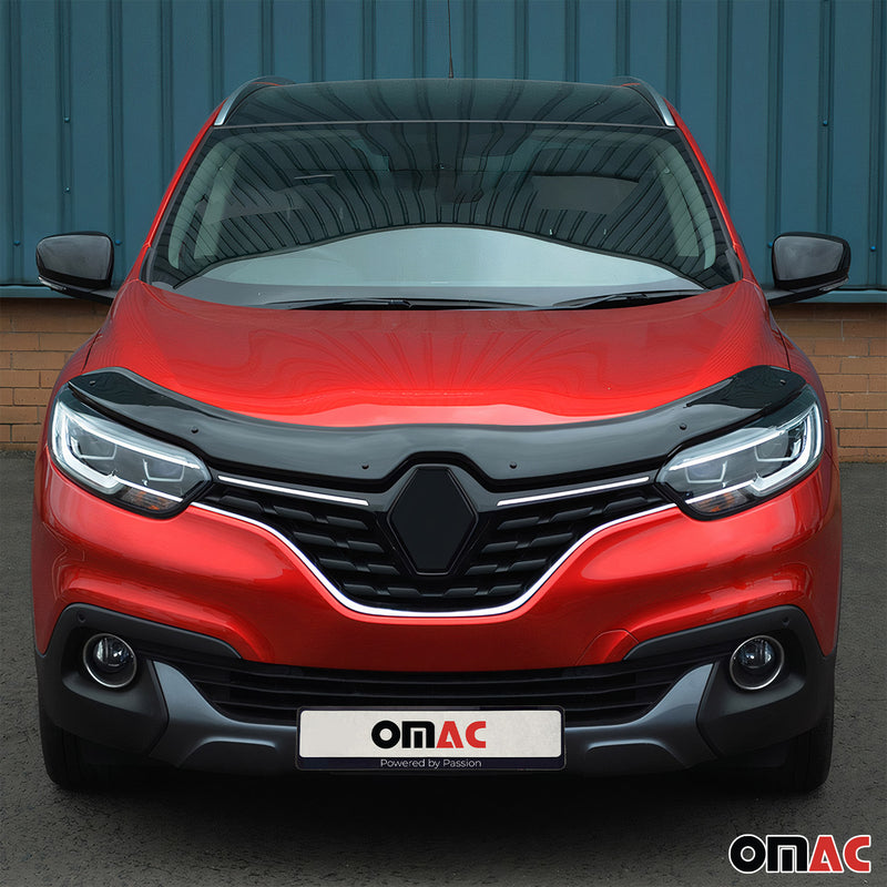 Déflecteur de Capot pour Renault Kadjar 2015-2021 en Acrylique Noir