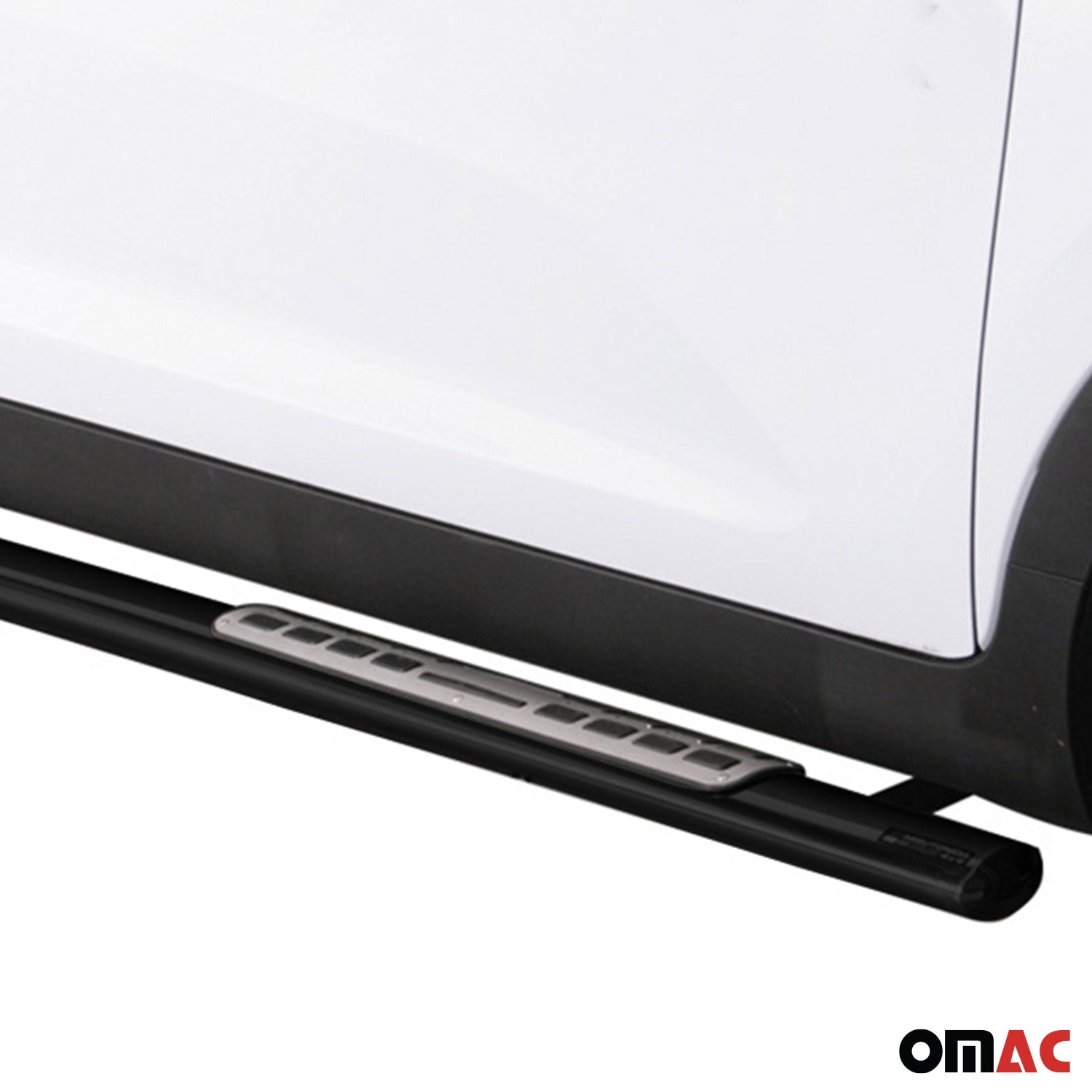 Marchepieds Latéraux pour Kia Sportage 2010-2015 Acier Inoxydable Noir