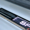 Couverture De Seuil De Porte pour VW Polo 2000-2024 LED Sport Chromé Inox 4x